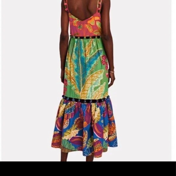 FARM Rio multi prints balls dress s22 - Picture 5 of 9